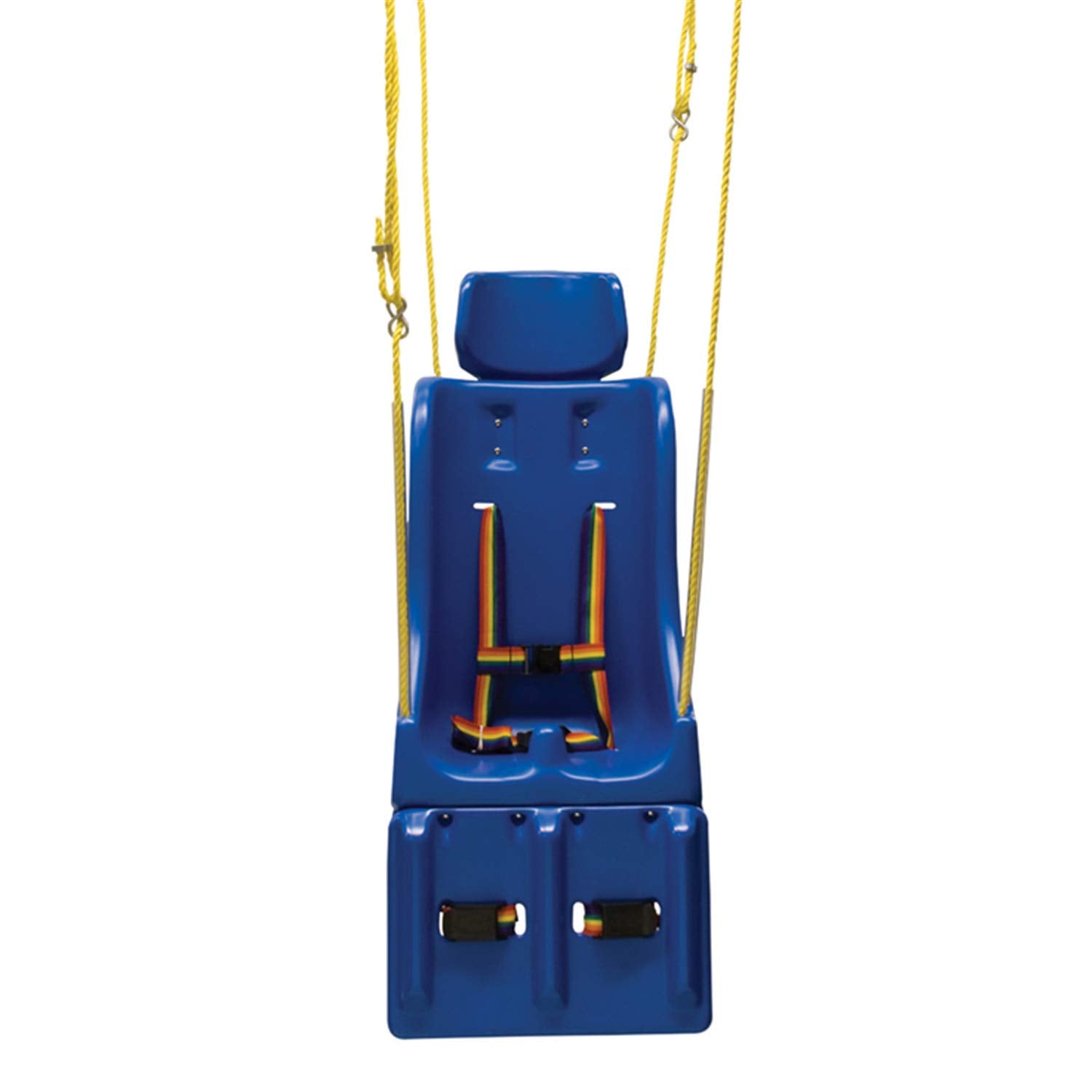 Skillbuilders Full Support Swing Seat with Pommel Head and Leg Rest with Rope, Medium (Teenager)