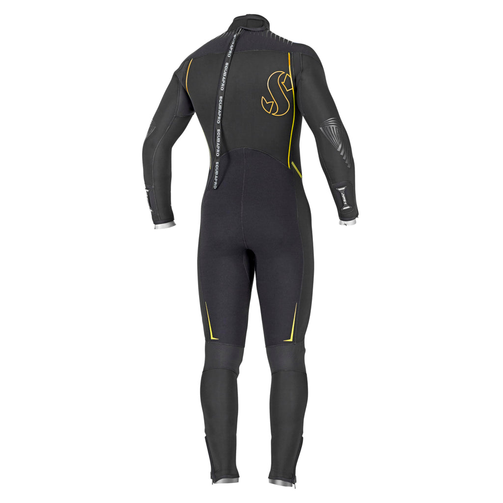 Scubapro Definition Steamer 3Mm Mens - Black- Yellow - L