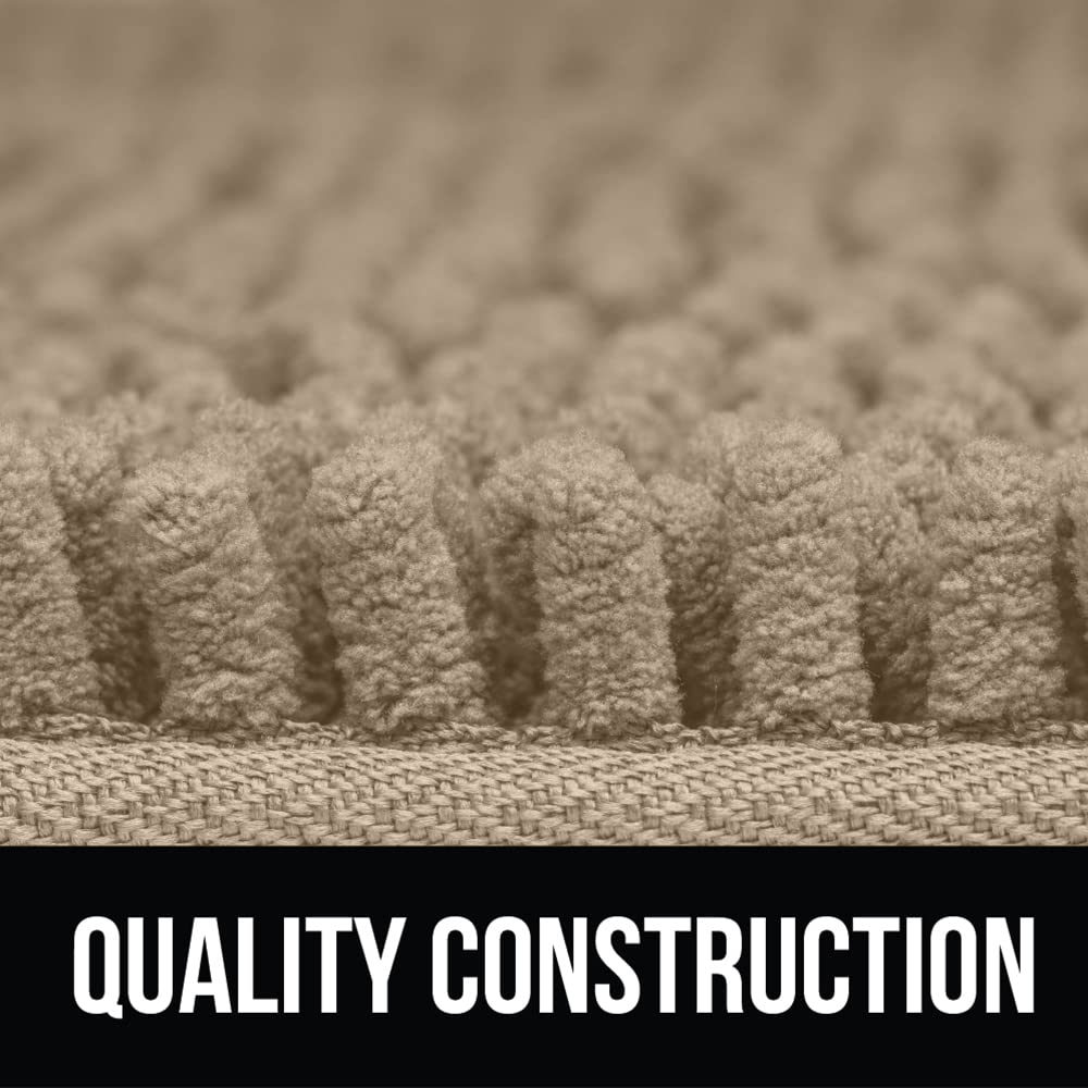 Kangaroo Luxury Chenille Bath Rug, 36X24, Extra Soft And Absorbent Shaggy Bathroom Rugs, Machine Wash Mat, Strong Underside, Plu