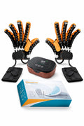 Robotic Hand Acupression Rehabilitation Gloves For Both Hands, Daily Finger Exercise Machine With Digital Control, L Size