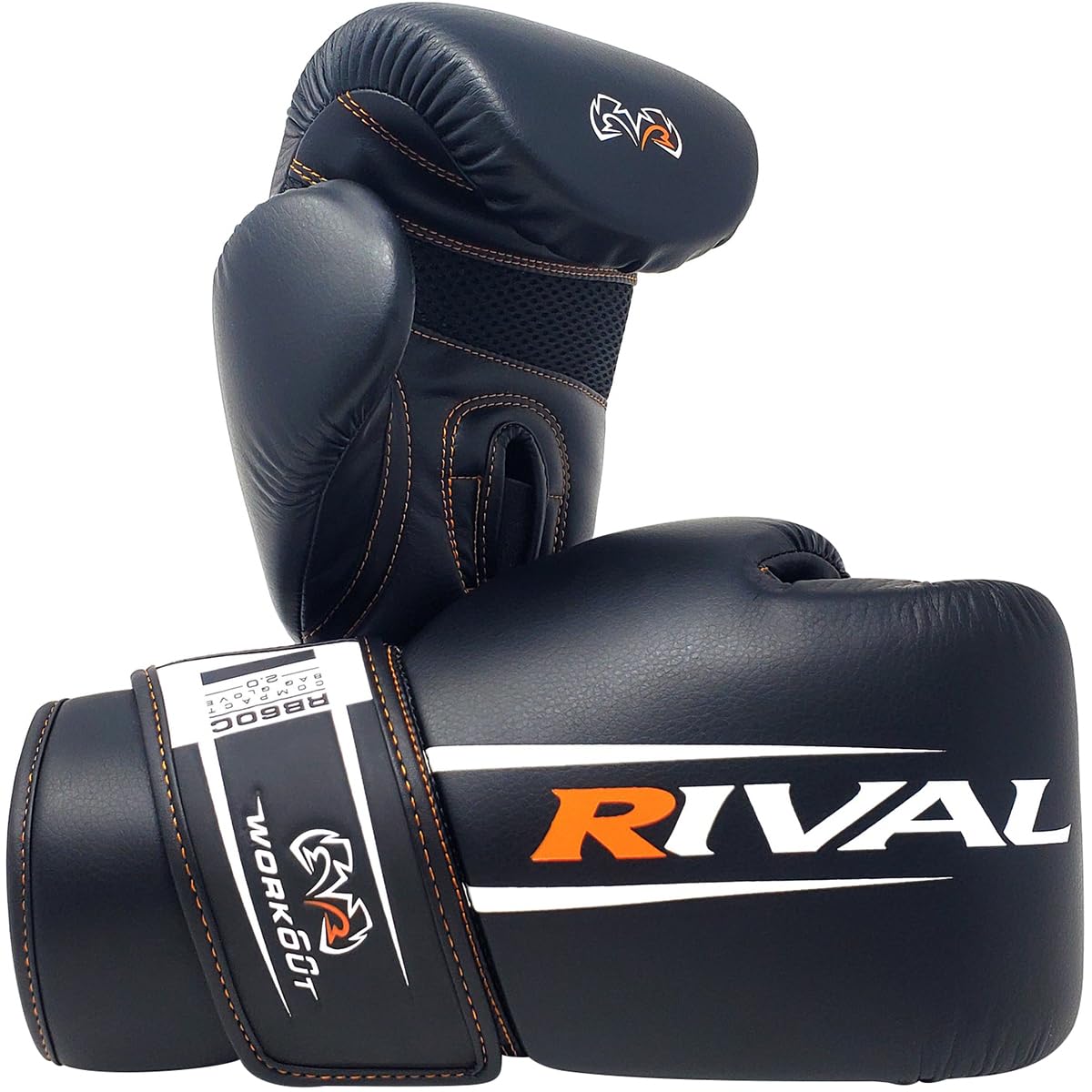 Rival Boxing Rb60C 2.0 Workout Compact Bag Gloves, Hook And Loop Closure - Ergonomic Fit, Soft Inner Lining, And Pre-Formed Pro
