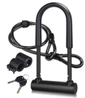 DINOKA Large Bike U Lock Combination, 16mm, Anti-Theft, Black
