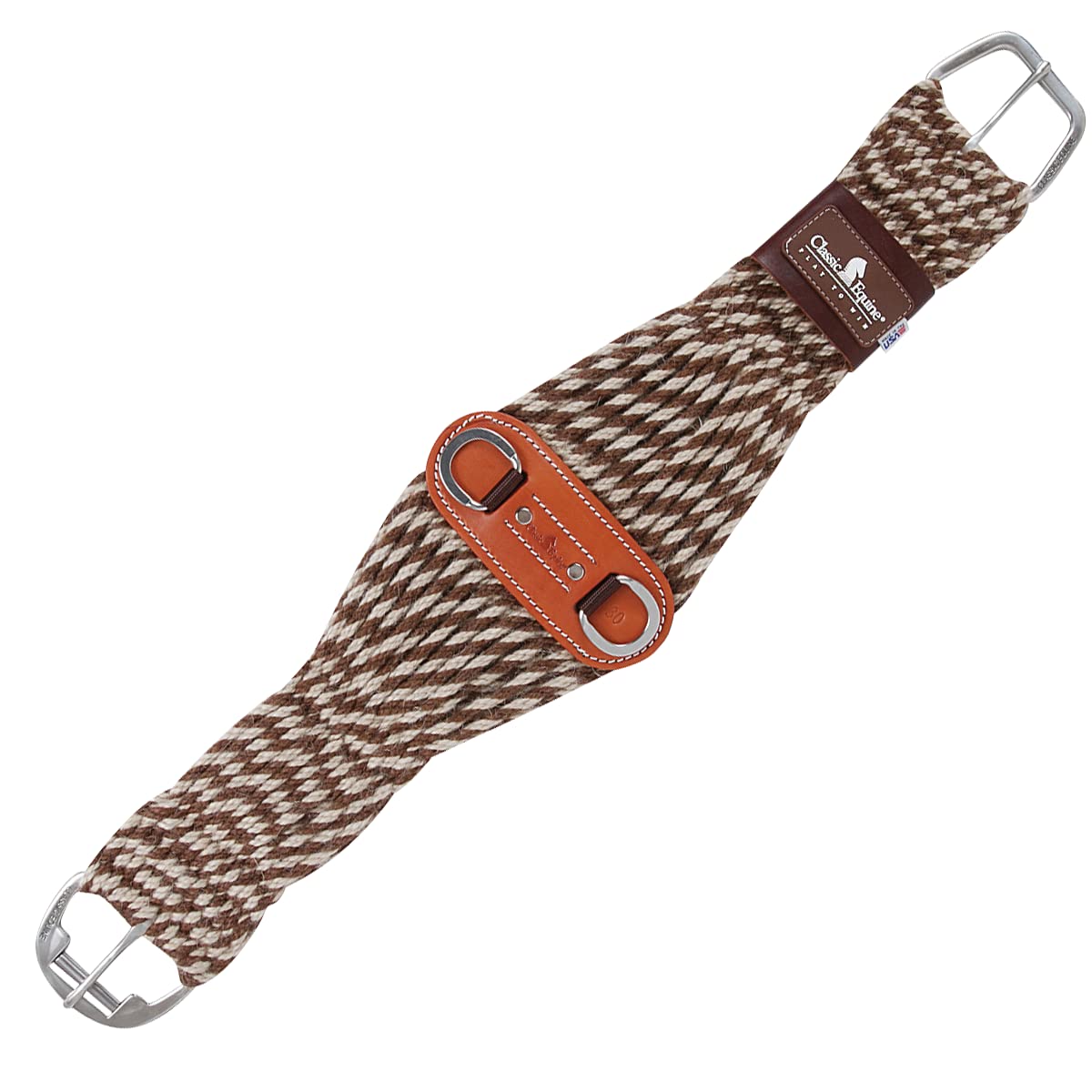 Classic Equine Mohair-Alpaca Roper Cinch 27-Strand, 32-Inch