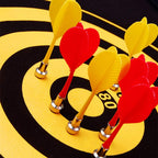 12 Pieces Magnetic Darts Safety Plastic Darts Replacement Dart For Boys Girls And Adults Target Game Toys(Red, Yellow, Blue, Gre
