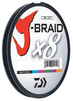 J-Braidx8, Filler Spool, Multi-Color, Mono Dia.= 30Lb