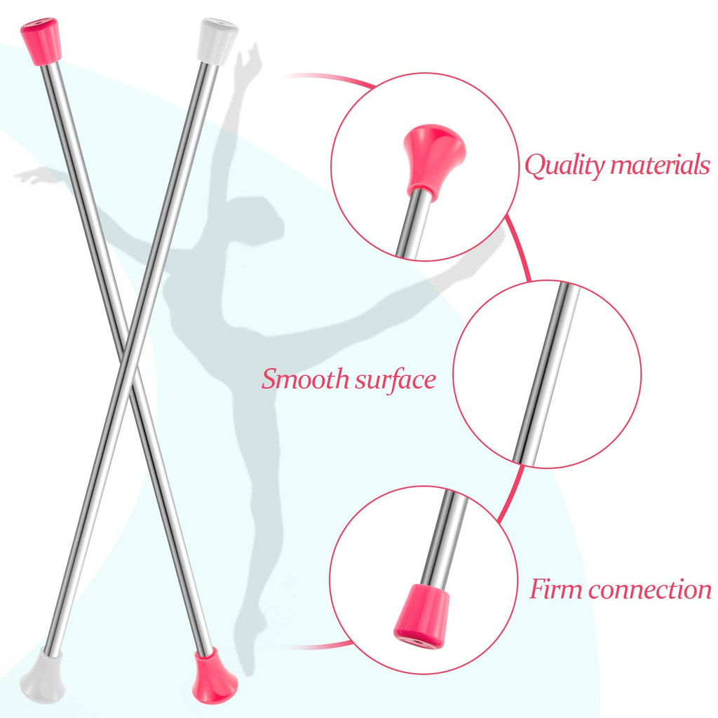 2 Pieces Twirling Batons Unisex Kids' Gymnastics Twirling Baton Dance Baton For Talent Shows, Artistic Dancing, Baton Twirling,