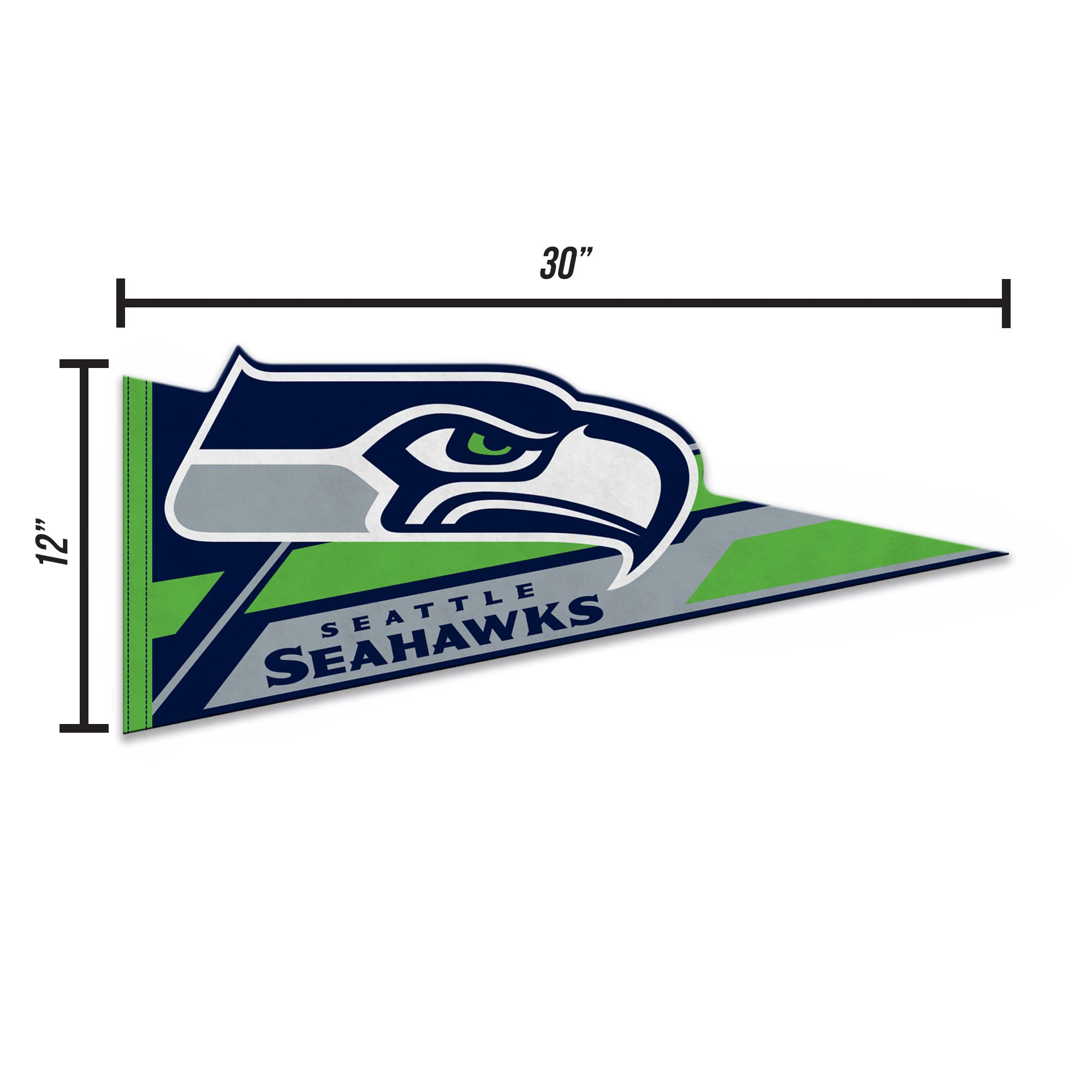 Rico Industries Nfl Football Seattle Seahawks Soft Felt Pennant - Ez To Hang - Home D  Cor (Game Room, Man Cave, Bed Room)