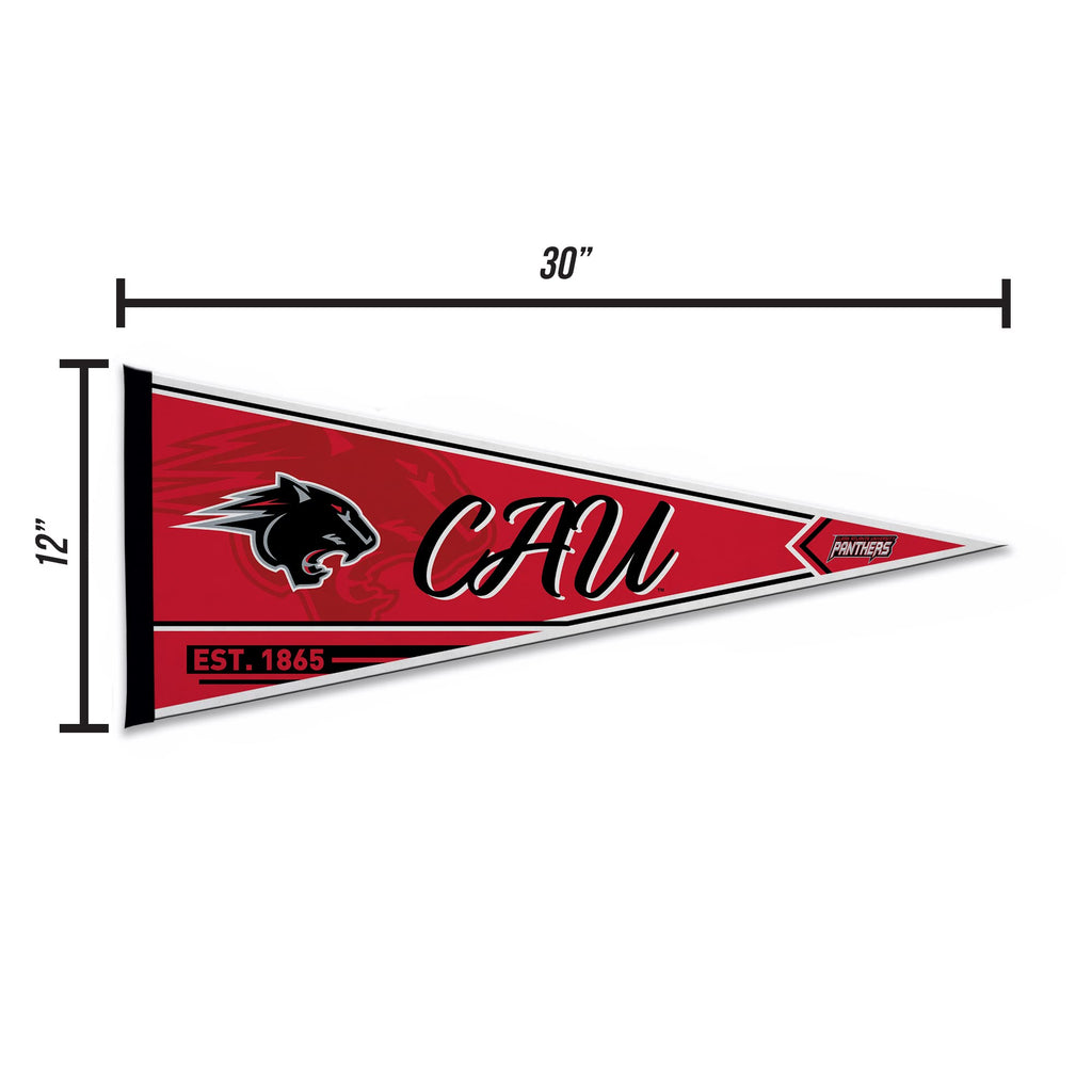 Rico Industries Ncaa Clark Atlanta University Panthers - Cau Classic 12'' X 30'' Felt Wall D  Cor Pennant - Great For Home/Bed R