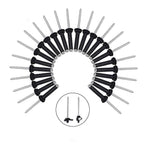 3/16'' Long Grip Tri-Grip Kayak Rivets Tri-Fold Tri Bulb Mounting Rivet With Waterproof O Rings For Deep Water Installing Kayak 