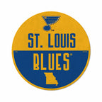 Rico Industries Nhl St. Louis Blues Classic Shape Cut Pennant - Home And Living Room D  Cor - Soft Felt Ez To Hang 18X0.10X18
