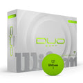 Wilson 2025 Duo Soft Golf Balls - Green, 12 Balls