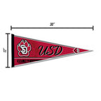 Rico Industries Ncaa South Dakota Coyotes Classic 12'' X 30'' Felt Wall D  Cor Pennant - Great For Home/Bed Room/Man Cave D  Cor