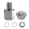 NICEDACK Bicycle Hub Hitch Adapter, Bicycle Axle Adapter for M10 x 1.0 Thrust Axle, Universal Bike Trailer Coupling Adapter, Sil