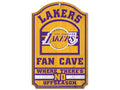 NBA Los Angeles Lakers 38393012 Wood Sign, 11 x 17, Black