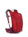Osprey Siskin 12L Mens Biking Backpack with Hydraulics Reservoir, Ultimate Red
