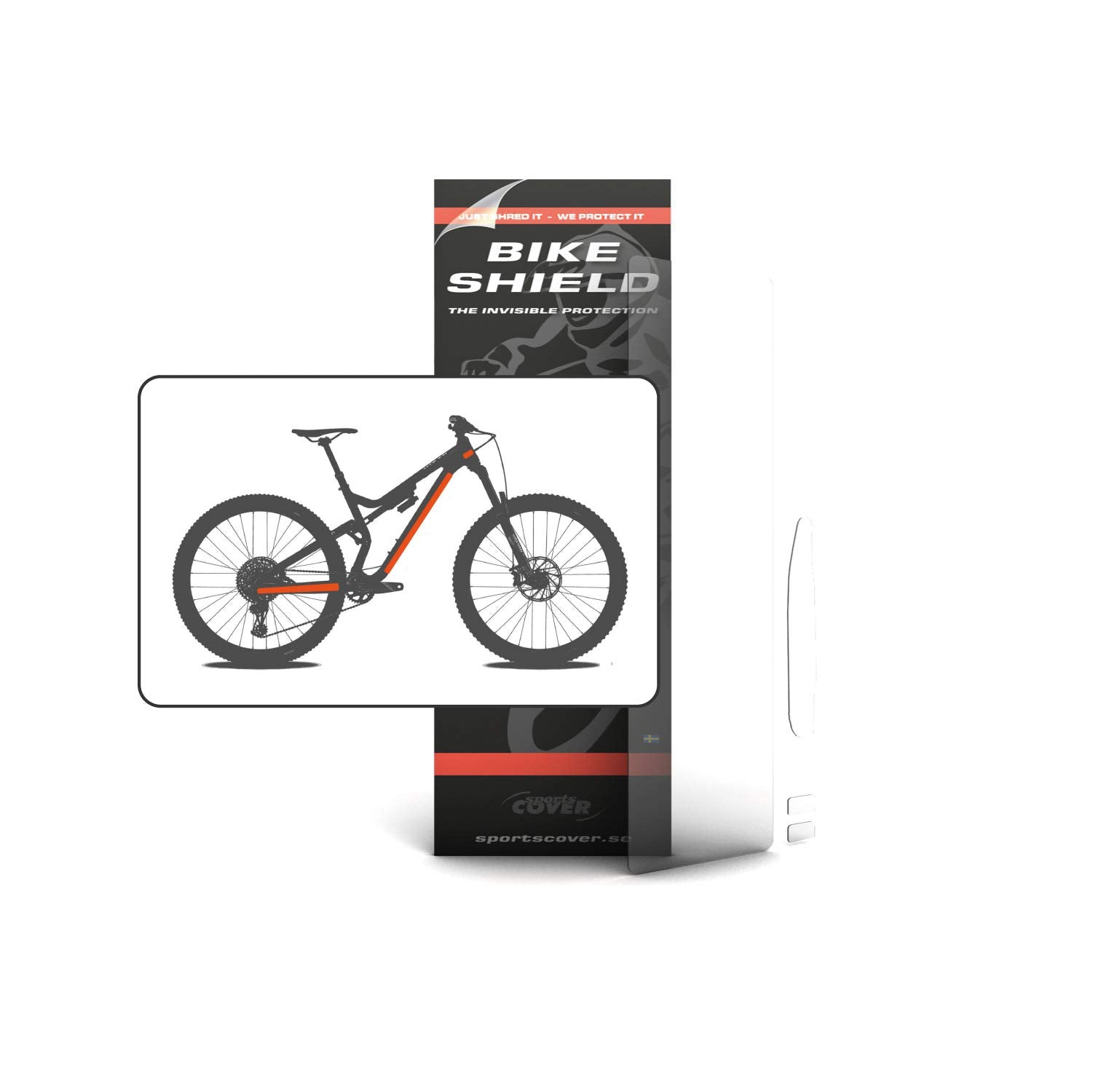 Bikeshield Unisexs Half Shield Kit, Clear, One Size