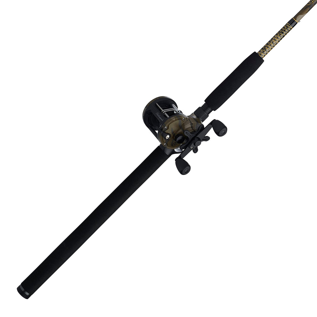 Ugly Stik 7 Camo Conventional Fishing Rod And Reel Casting Combo, Right Handle Position, Ugly Tech Construction With Clear Tip D