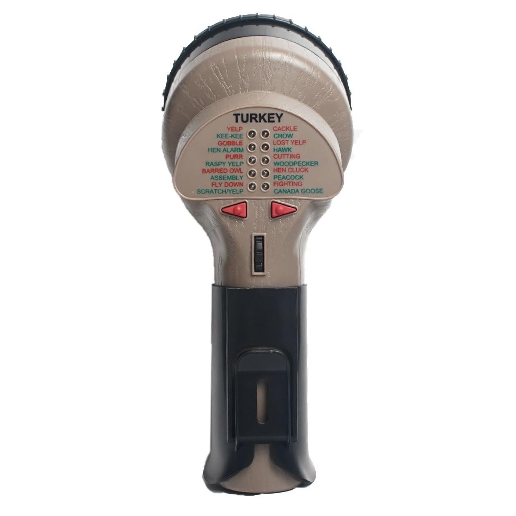 Mega Amp 20X Turkey Call, Loud Handheld Electronic Game Call, 20 Authentic Wild Turkey Sounds, Digital Directional Calling Devic