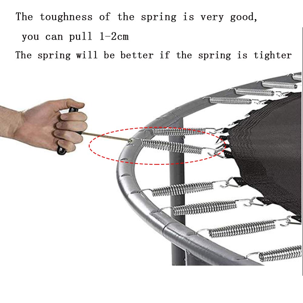Trampoline Spring (87, 100, 120, 140, 165 Mm) Spring Replacement Spring, Trampoline Accessories, Trampoline Triangle Buckle (8.7