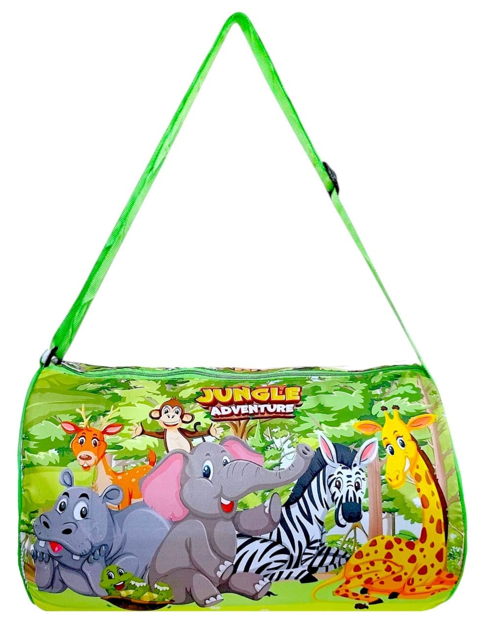 TERA 13 Duffle Bag for Boys & Girls, Sports Bag for Kids 1 pcs Birthday Return Gifts, Carry Bag, Picnic Animal Theme Duffle Ba