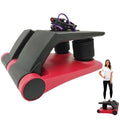INTBUYING Mini Twist Stepper for Exercise Workout at Home with Resistance Bands Quiet Step Machine Portable with LCD Monitor and