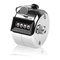 Sdarming Tally Counter, 4-Digit Clicker Counter, Metal Hand Tally Counters Clicker Pitch Counter For Counting, Knitting, Coachin