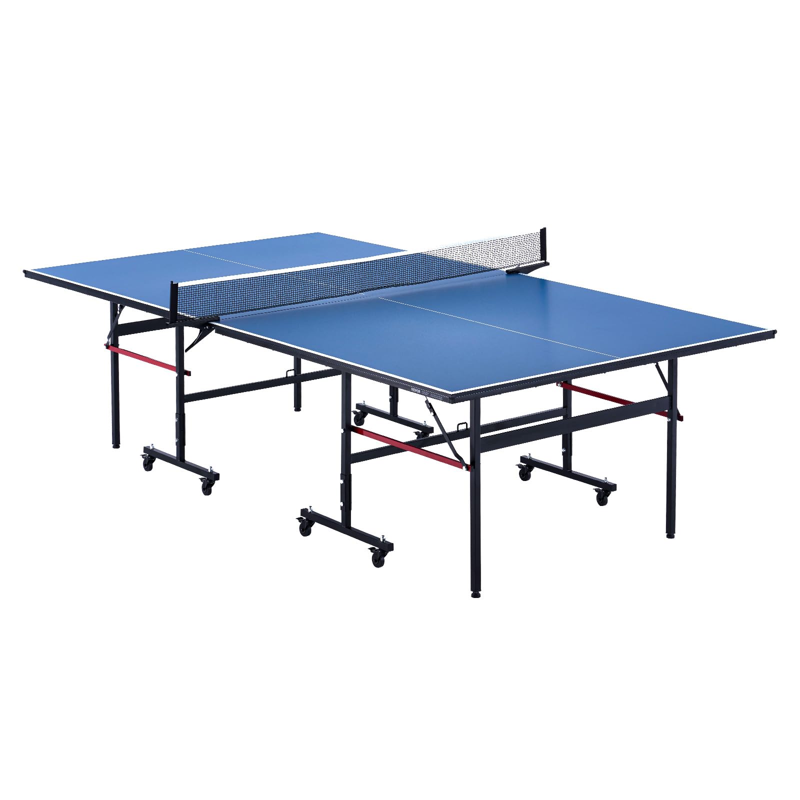 Vevor Ping Pong Table, Professional Table Tennis Game, Indoor Mdf Portable Table Tennis Table, Foldable Ping Pong Table With Qui
