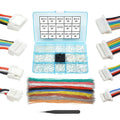 Gh1.25 To Sh1.0 PreCrimped Cables And Connectors Kit Compatible With Jst Gh 1.25Mm And Jst Sh 1.0 Mm For Pixhawk Cube 6C 6X Pix