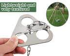 Ds. Distinctive Style Camping Tripod Board Turn Branches Into Stainless Steel Campfire Tripod With Adjustable Chain Camp Grill A