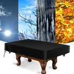 Amberr Billiard Pool Table Cover,Waterproof Cover For Pool Table Snooker Billiard Table 7/8/9 Foot Fitted (9 Foot:112X62X8In)