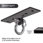 Dolibest Heavy Bag Hanger,Wall Ceiling Mount Hook For Suspension Trainer, Body Weight Strength Training Systems, Aerial Yoga Swi