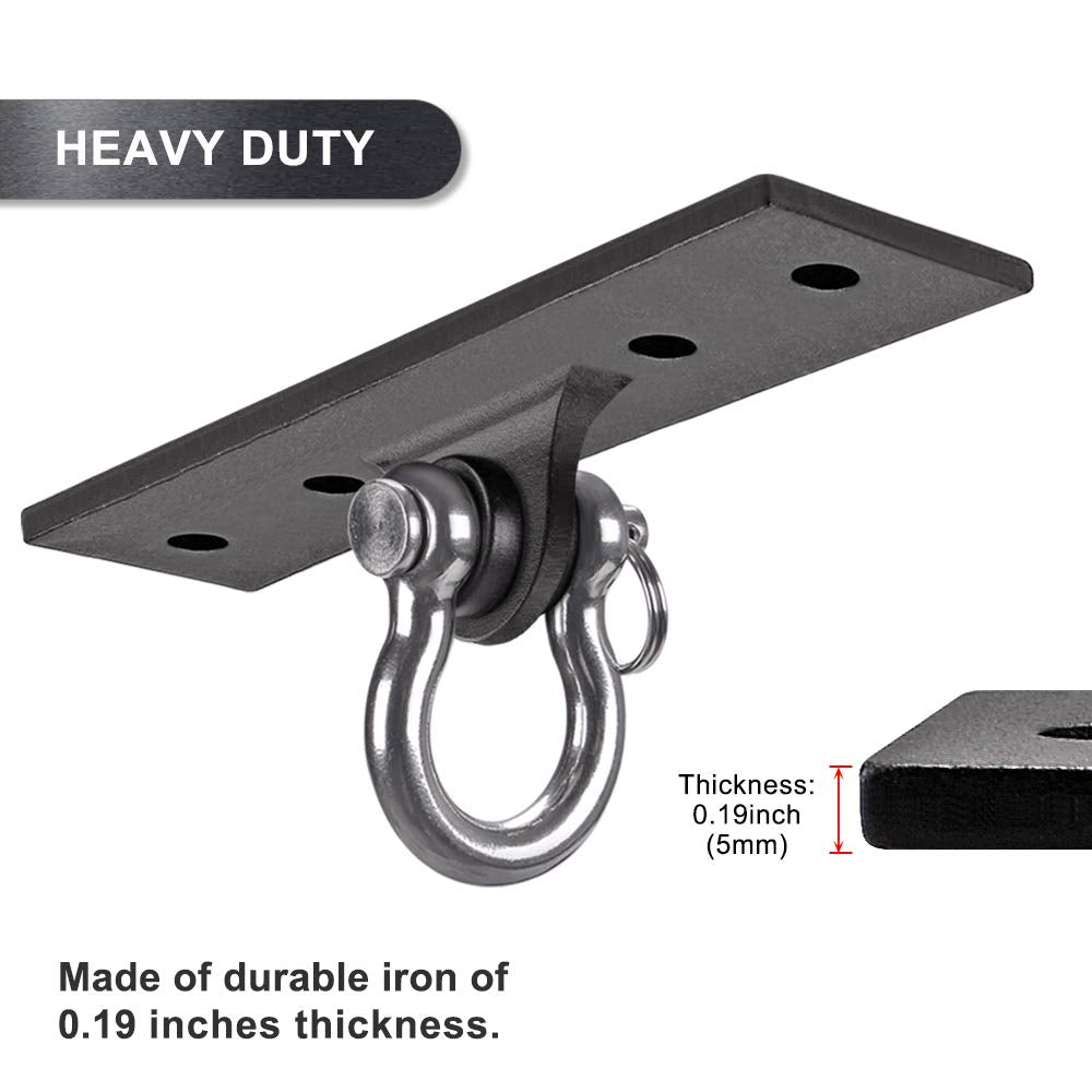 Dolibest Heavy Bag Hanger,Wall Ceiling Mount Hook For Suspension Trainer, Body Weight Strength Training Systems, Aerial Yoga Swi