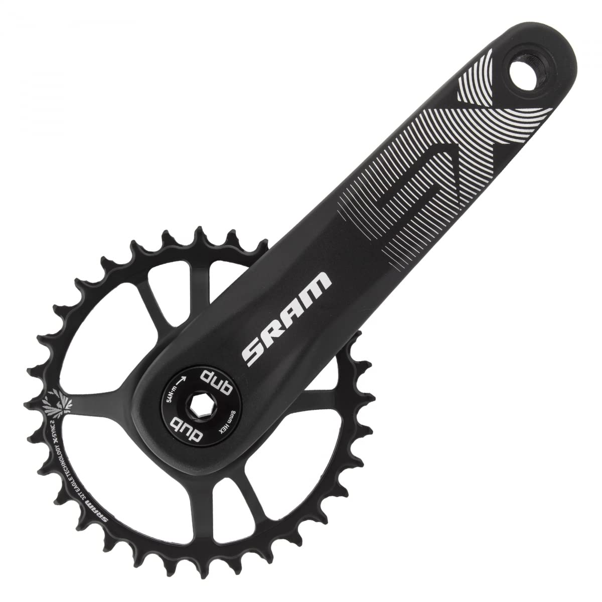 SRAM SX Eagle Crankset - 170mm, 12-Speed, 32t, Direct Mount, DUB Spindle Interface, Black, A1