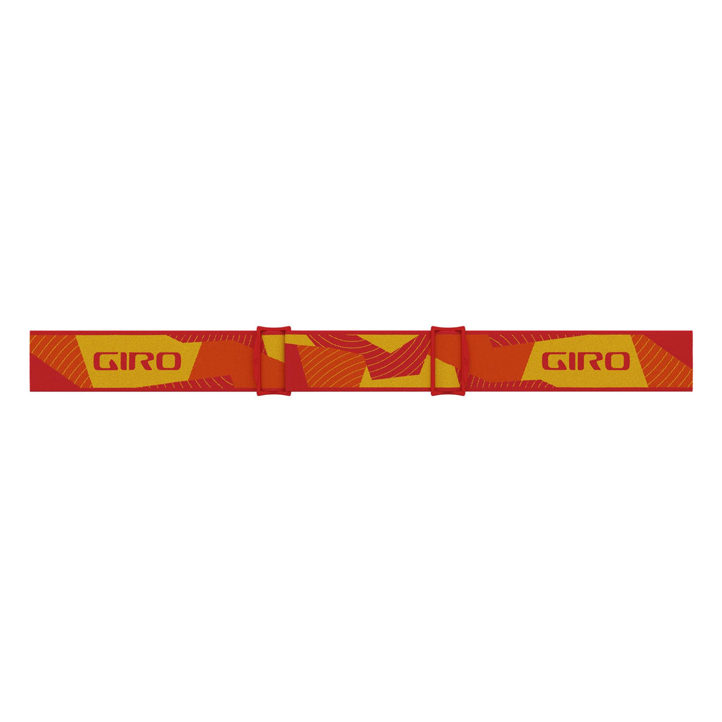 Giro Buster Youth Ski Goggles - Snowboard Goggles For Kids, Boys, And Girls - Red Geo Camo Strap With Amber Rose Lens