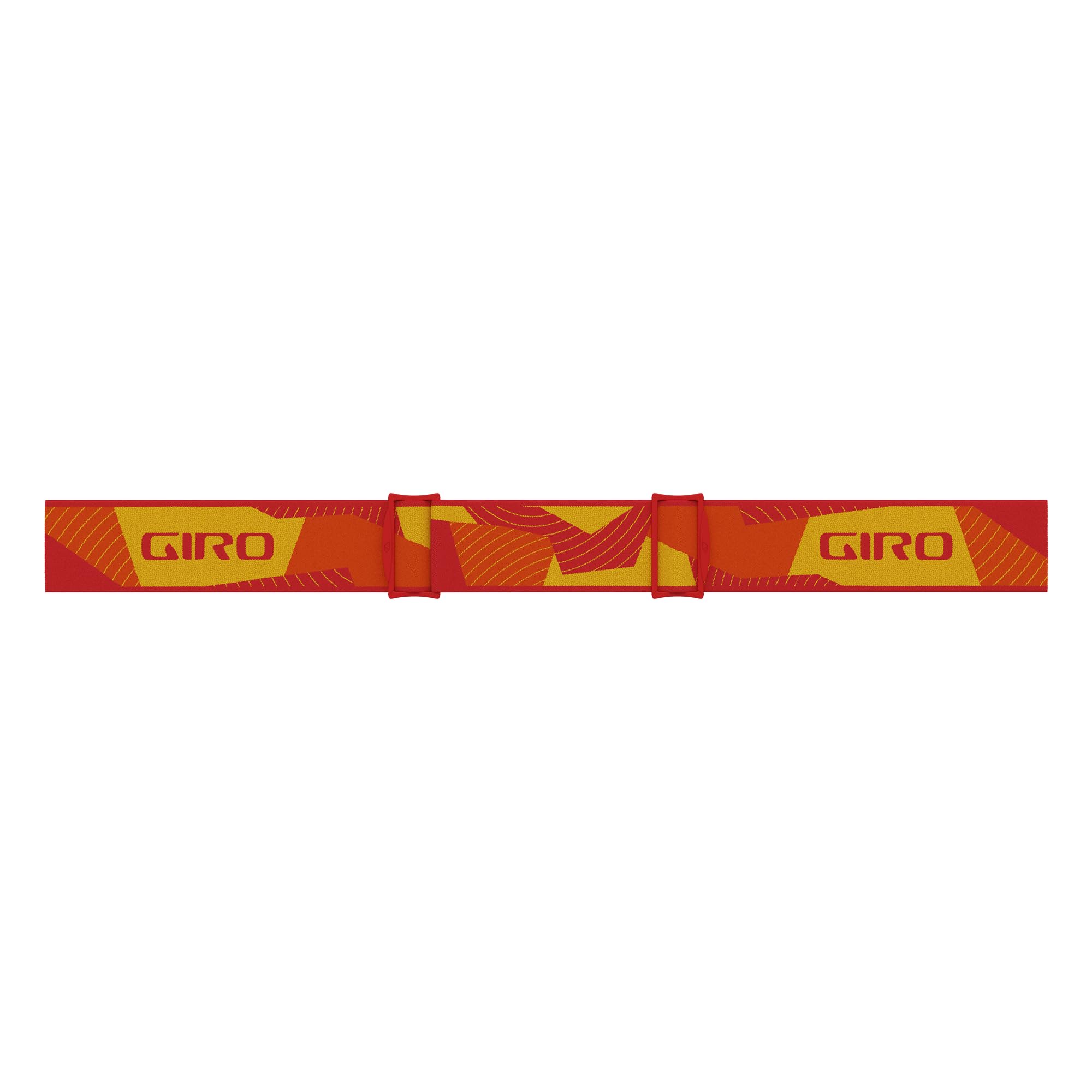 Giro Buster Youth Ski Goggles - Snowboard Goggles For Kids, Boys, And Girls - Red Geo Camo Strap With Amber Rose Lens