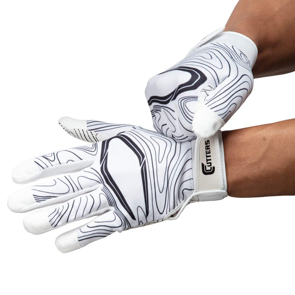 Cutters Game Day Receiver Glvs Flag S/M