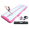 Awsum Air Gymnastics Mat 10Ft/13Ft/16Ft/20Ft/23Ft Inflatable Tumble Track Mats 4/8 Inches Thick Tumbling Mat With Electric Pump 