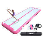 Awsum Air Gymnastics Mat 10Ft/13Ft/16Ft/20Ft/23Ft Inflatable Tumble Track Mats 4/8 Inches Thick Tumbling Mat With Electric Pump 