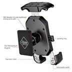 Roykaw Golf Cart Magnetic Phone Holder Mount Compatible With Ezgo/Club Car/Yamaha, Compatible With Iphone/Galaxy/Google Pixel, U