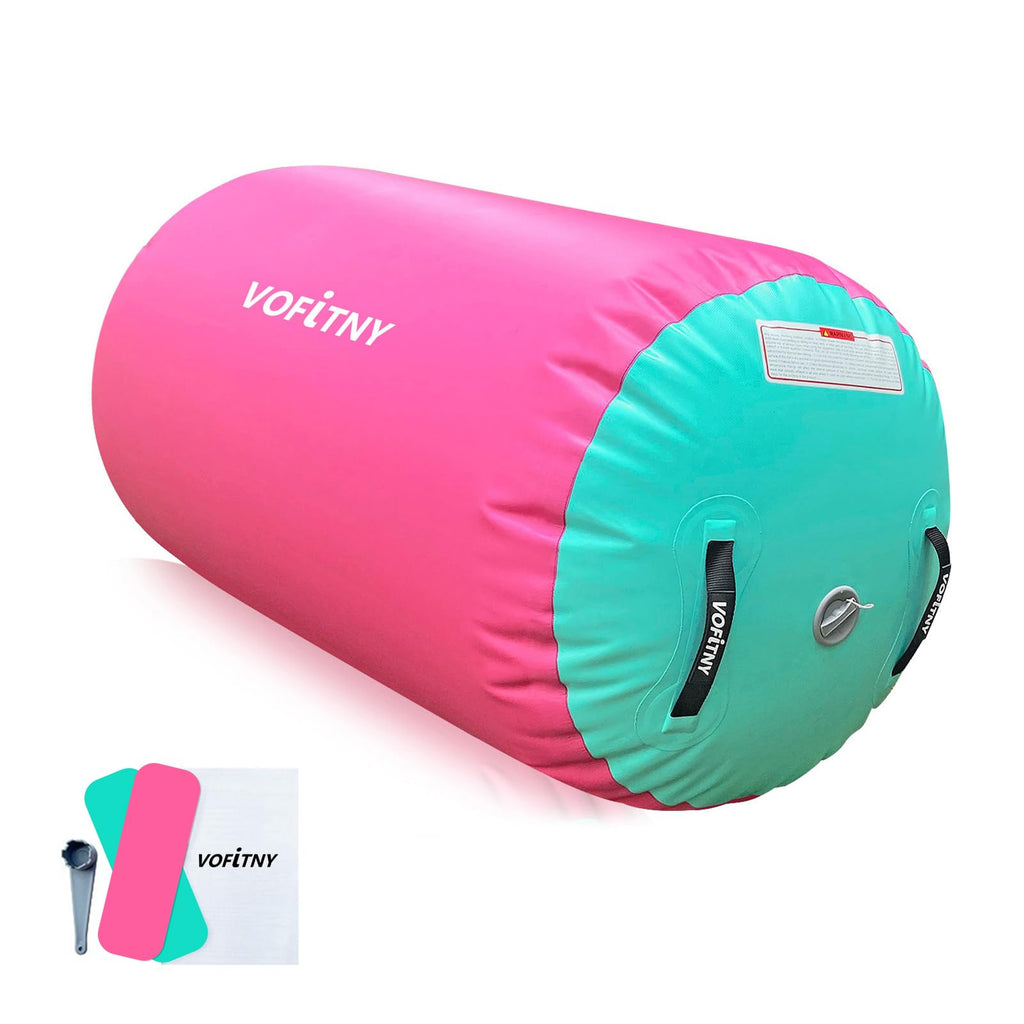 Vofitny Gymnastics Air Barrel Octagon Mat Tumbler Back Handspring Trainer For Home/Gym/Tumbling