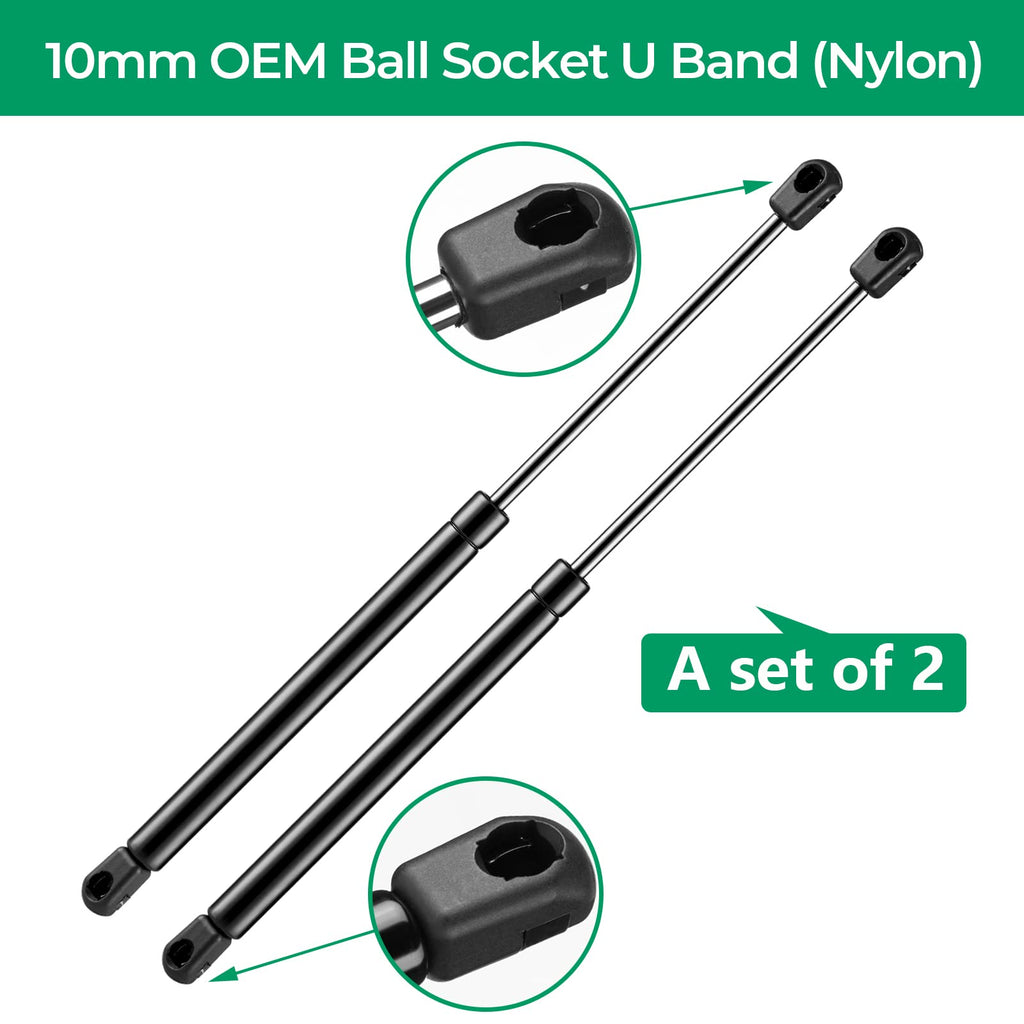 C1609209 16 Inch 38Lb169N Gas Struts Shocks Spring Lift Support For Leer Camper Shell Rear Windows Door Truck Topper Cap Toolbox