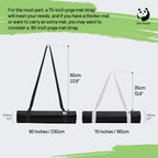Slim Panda Yoga Mat Straps For Carrying,Adjustable Yoga Mat Carrier,Multiple Colour Yoga Mat Sling,Durable Cotton Yoga Strap For