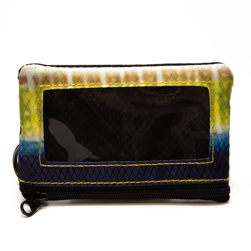Chums Surfshort Wallet , Nylon, Lightweight (Aqua Flauge Yellowfin)