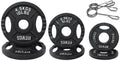 Fitvids Olympic 2-Inch Cast Iron Plate Weight Plate For Strength Training And Weightlifting, Two Hole Style, 35Lb Set