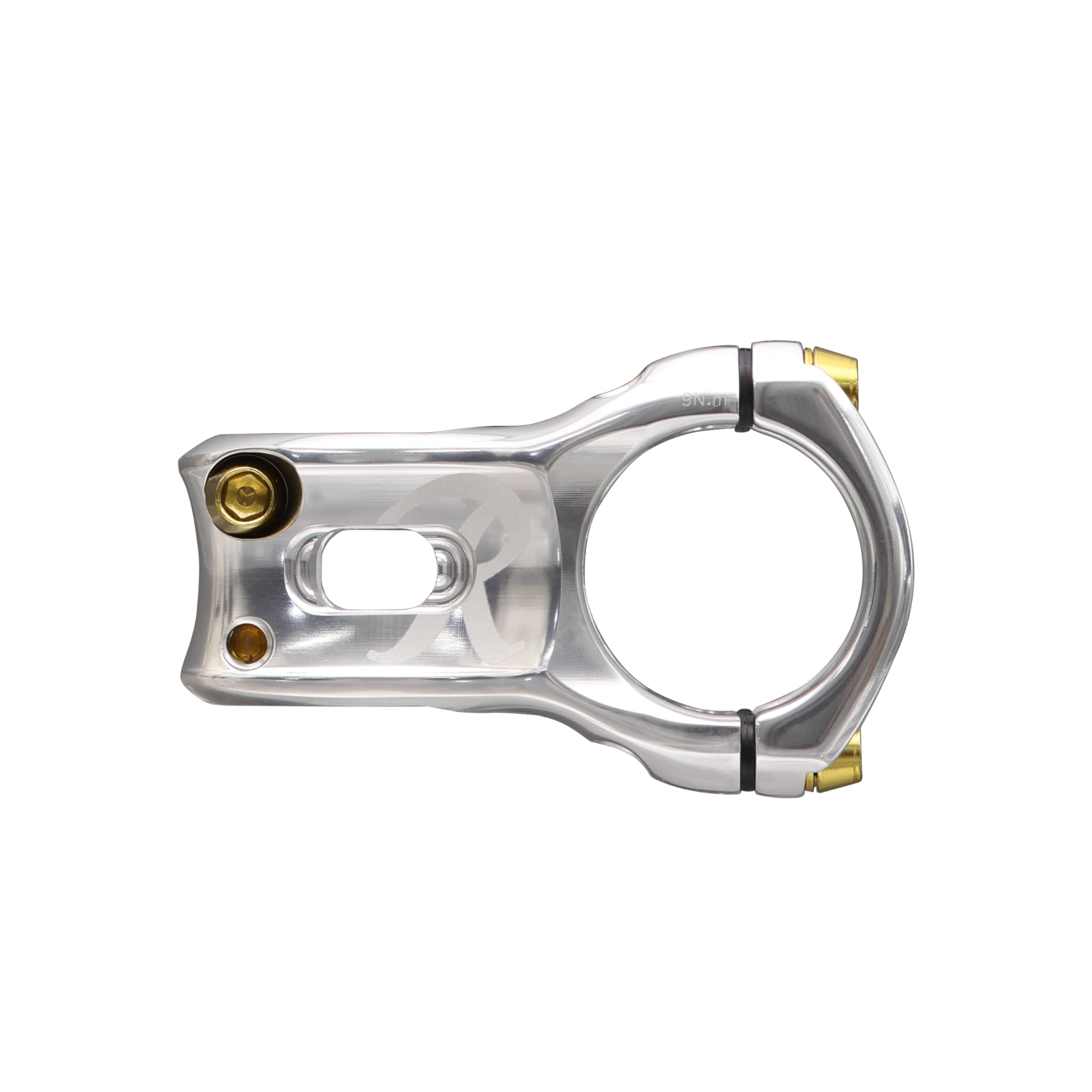 Spank X Rainier Split 35 Stem, 40Mm Silver, W/Gold Cap, 2025 Edition