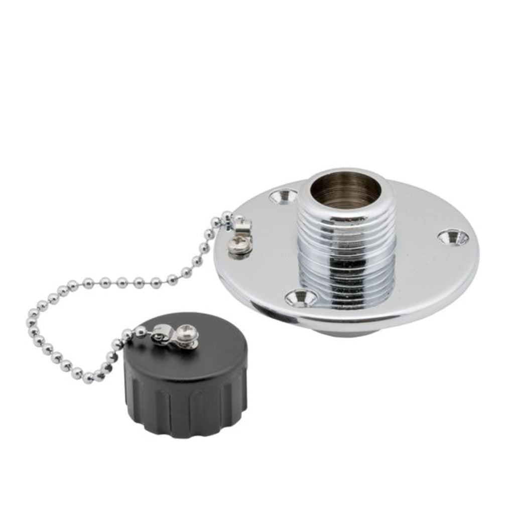 Whitecap P-2454C Chrome-Plated Brass Water Outlet - 1/2'' Fipt X 3/4'' Ght