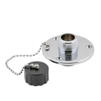 Whitecap P-2454C Chrome-Plated Brass Water Outlet - 1/2'' Fipt X 3/4'' Ght