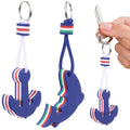 VORCOOL Floating Keychain: 2Pcs EVA Dolphin and Anchor Floating Keyring for Outdoor Kayak Canoe Marine Nautical Boating Swim Bea