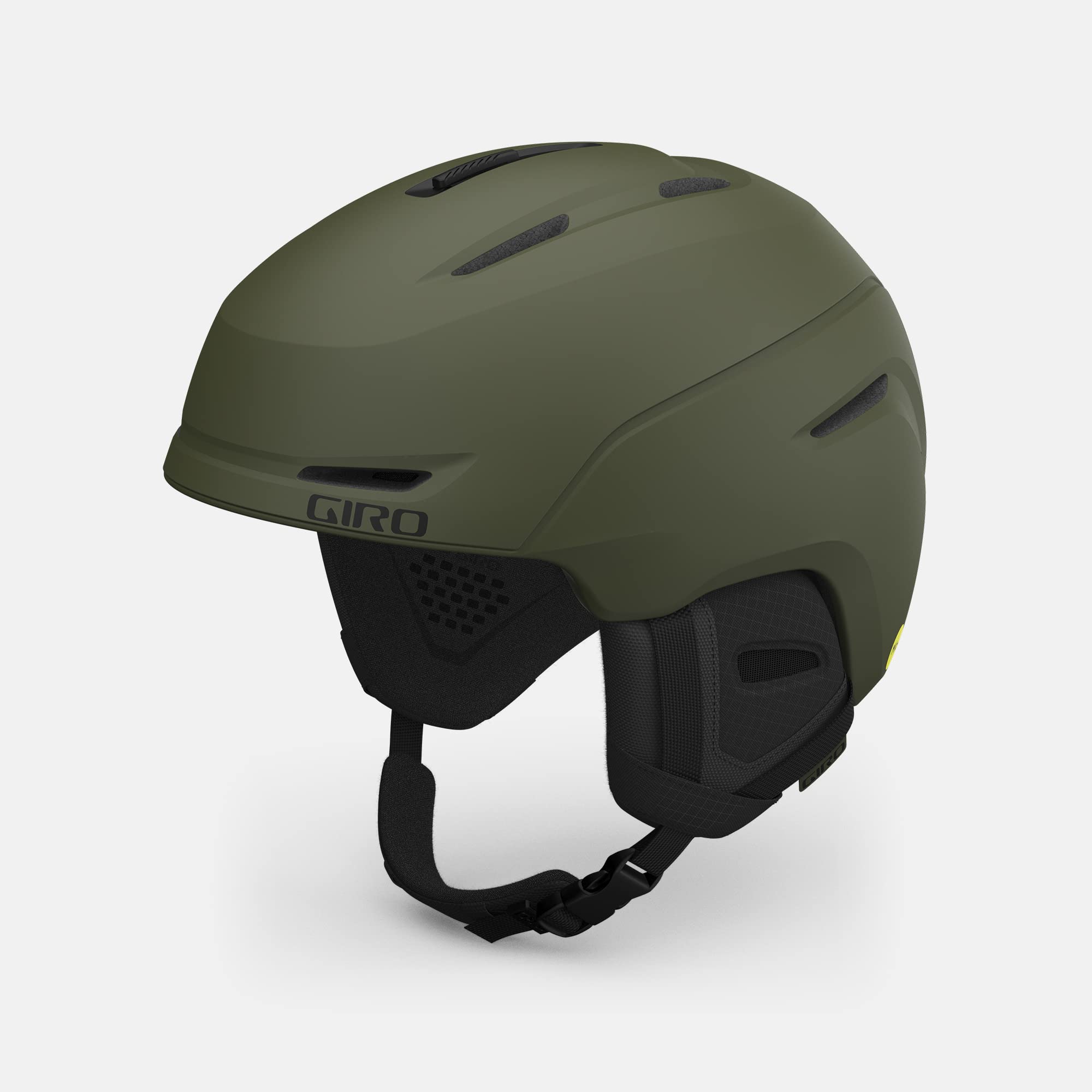 Giro Neo Mips Ski Helmet - Snowboard Helmet For Men, Women & Youth - Matte Trail Green - S (55.5-59Cm)