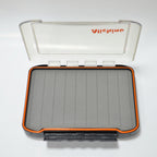 Alichino Fly Box For Fly Files Ice Jig Box Two Sided Waterproof Fly Fishing Box For Nymphs And Streamers (Grey Foam Insert C, Ex